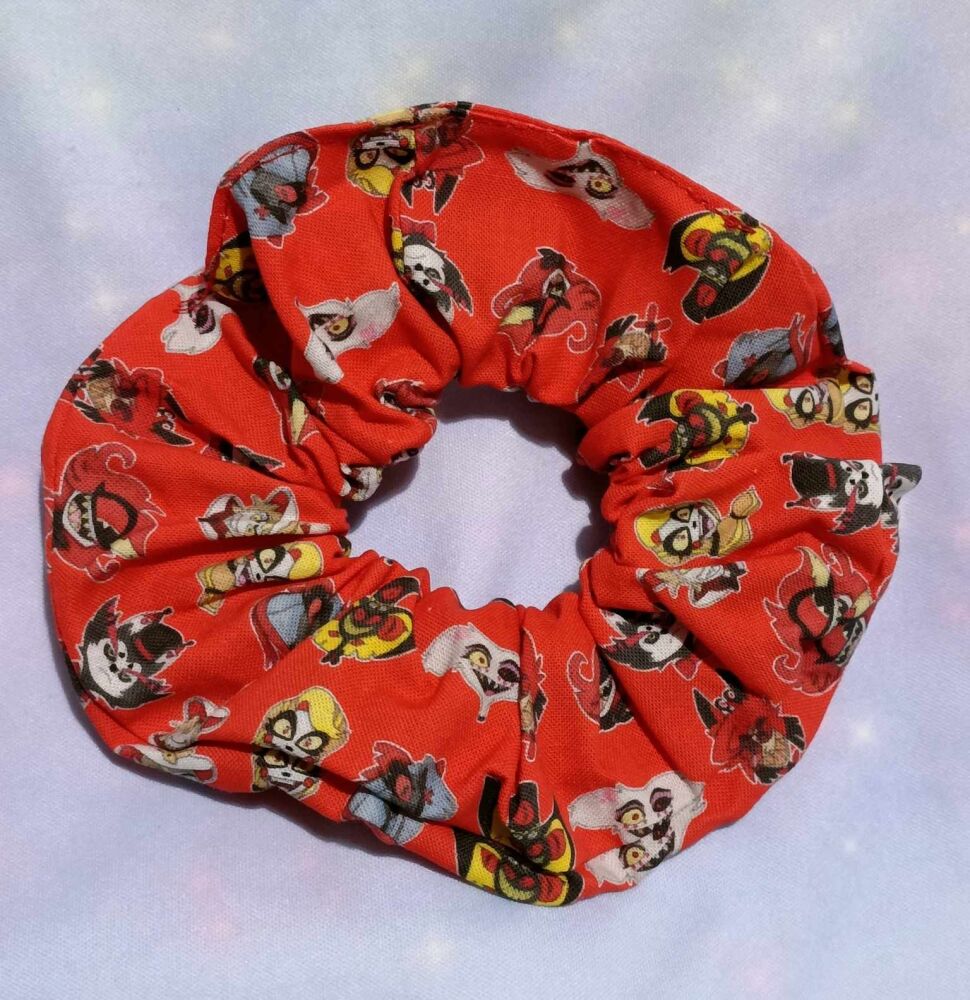 Hazbin Inspired Scrunchie