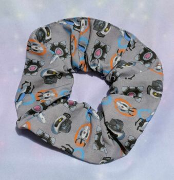 Portal Inspired Large Scrunchie