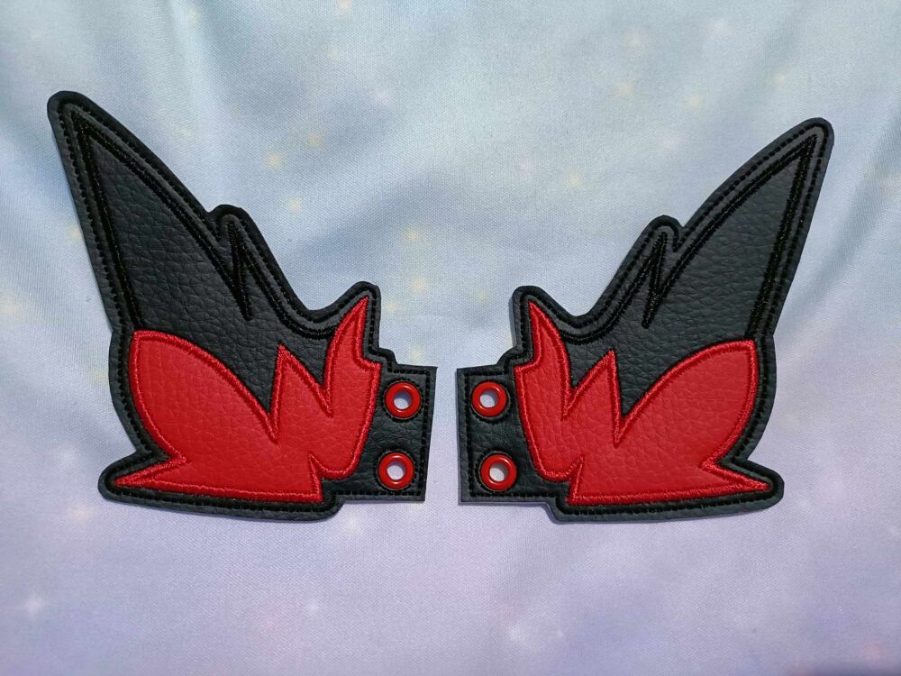 Shoe Wings - Alastor / Radio Demon Inspired Hazbin Hotel