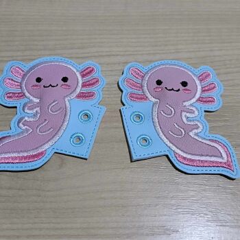 Shoe Wings - Axolotls