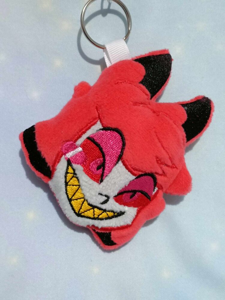 Hazbin Hotel Alastor / Radio Demon Inspired Plush Keyring