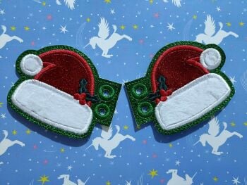 Cristmas Shoe Wings - Santa Hats