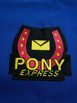 Mouthwashing Pony Express Inspired Patch