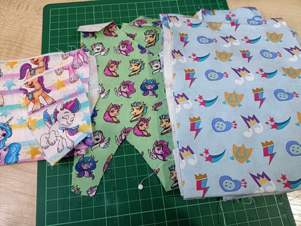 Fabric Scrap Pack - Gen  5 My Little Pony 100g