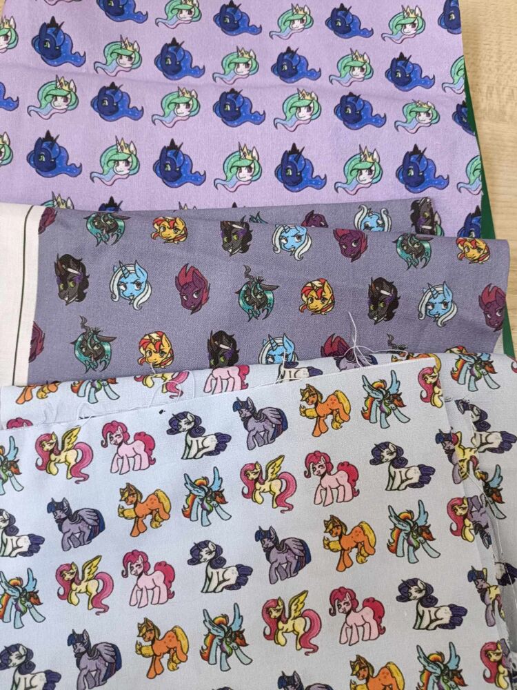 Fabric Scrap Pack - Gen 4 My Little Pony 120g