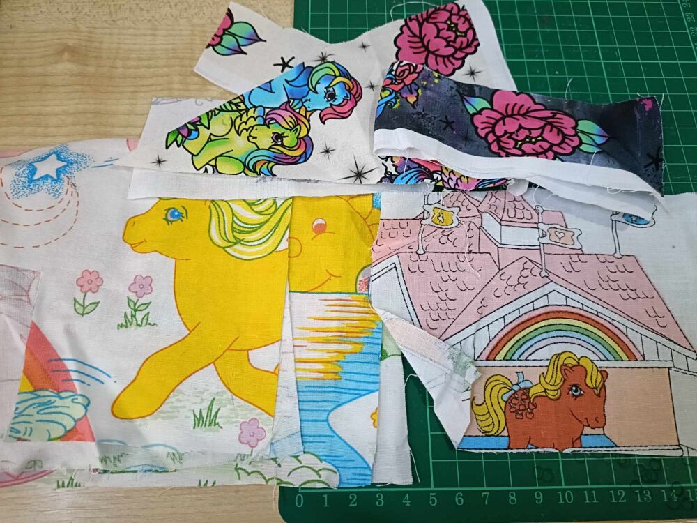 Fabric Scrap Pack My Little Pony Gen 1 40g