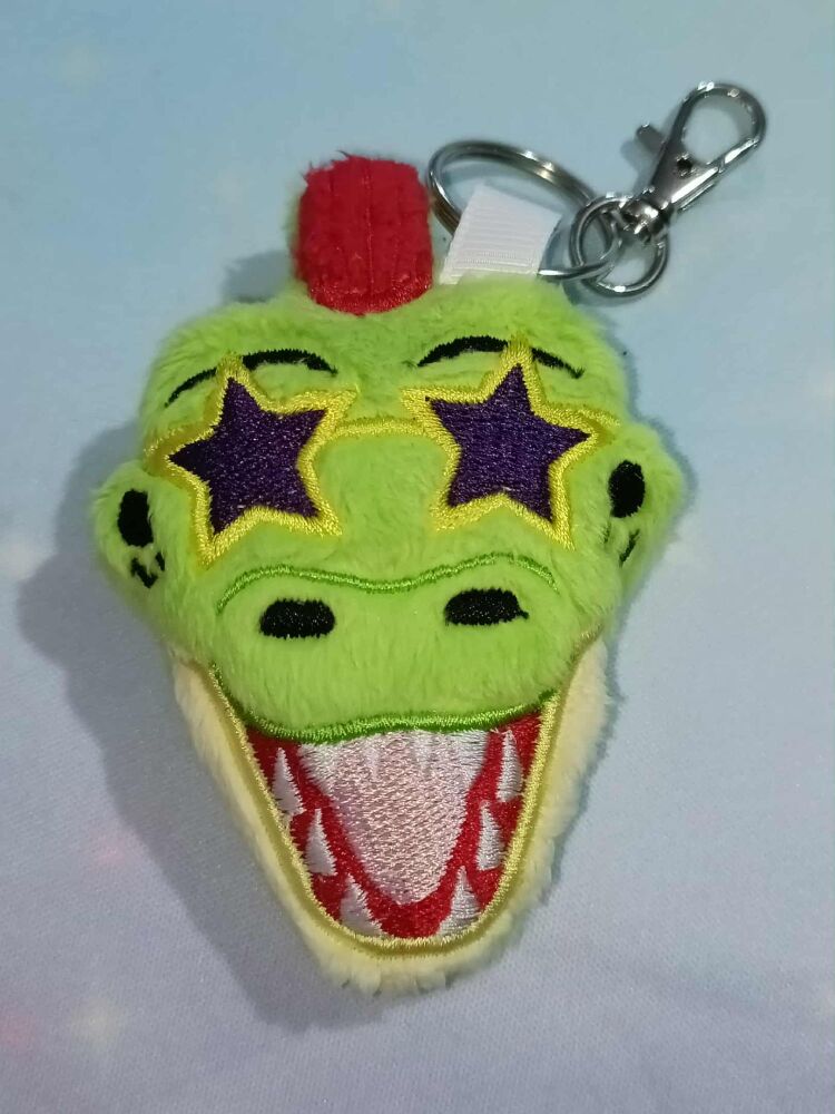 Five Nights At Freddys Inspired Plush Head Keyrings - Monty Gator
