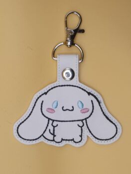S Cinnamoroll Inspired Embroidered Keyring