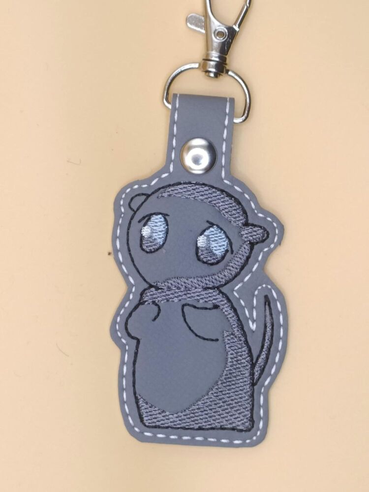 FB Rat Inspired Embroidered Keyring