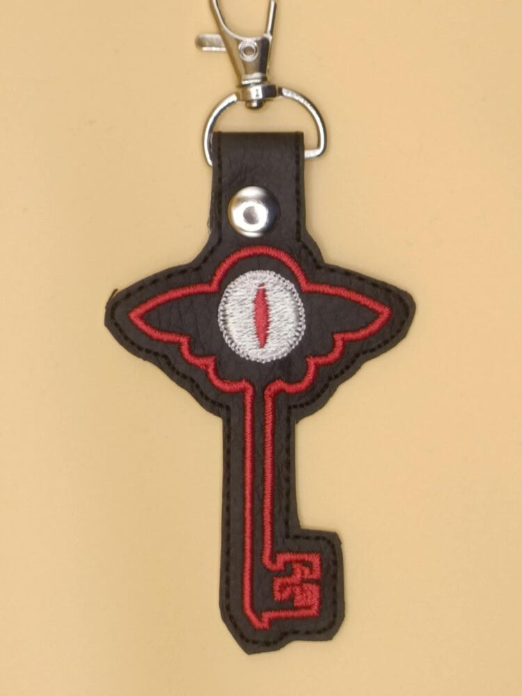 HH Key Inspired Embroidered Keyring