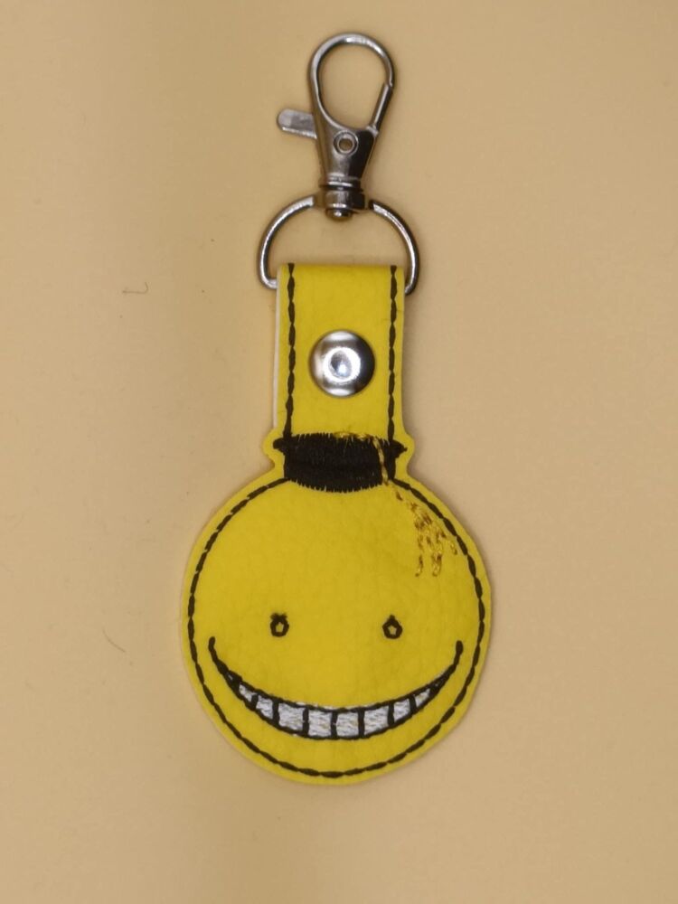Koro Senai Inspired Embroidered Keyring