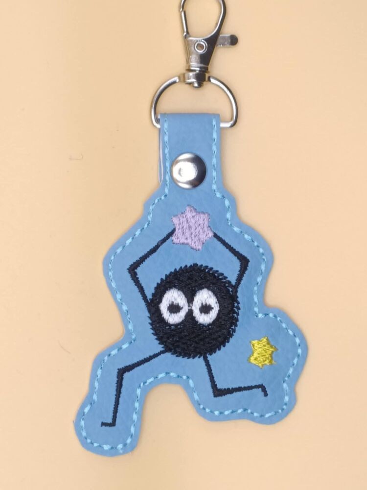 SG Soot Sprite Inspired Embroidered Keyring