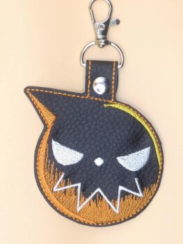 Soul Eater Logo  Inspired Embroidered Keyring