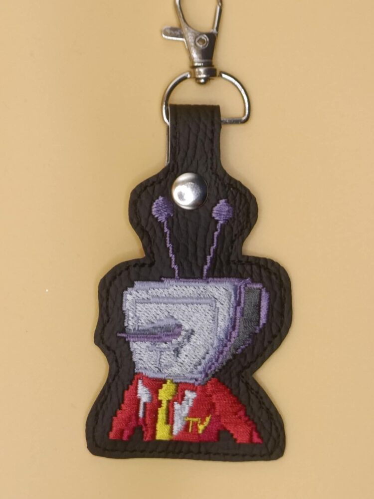 Tenna Inspired Embroidered Keyring