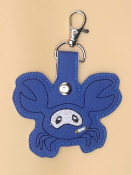 TF2 Spy Crab Inspired Embroidered Keyring (b)