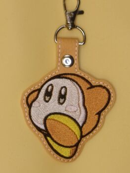 Waddle Dee Inspired Embroidered Keyring