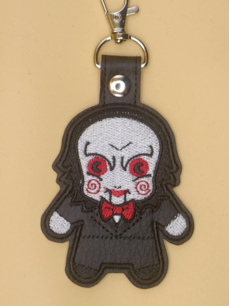 Billy Inspired Embroidered Keyring