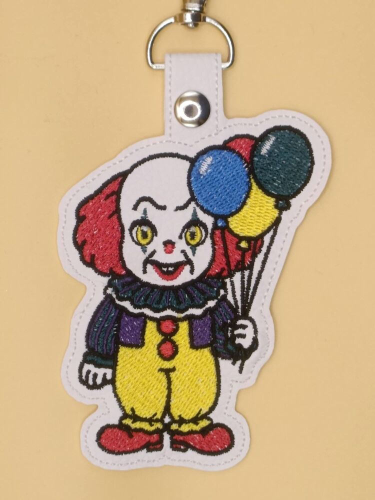 Jason Inspired Embroidered Keyring