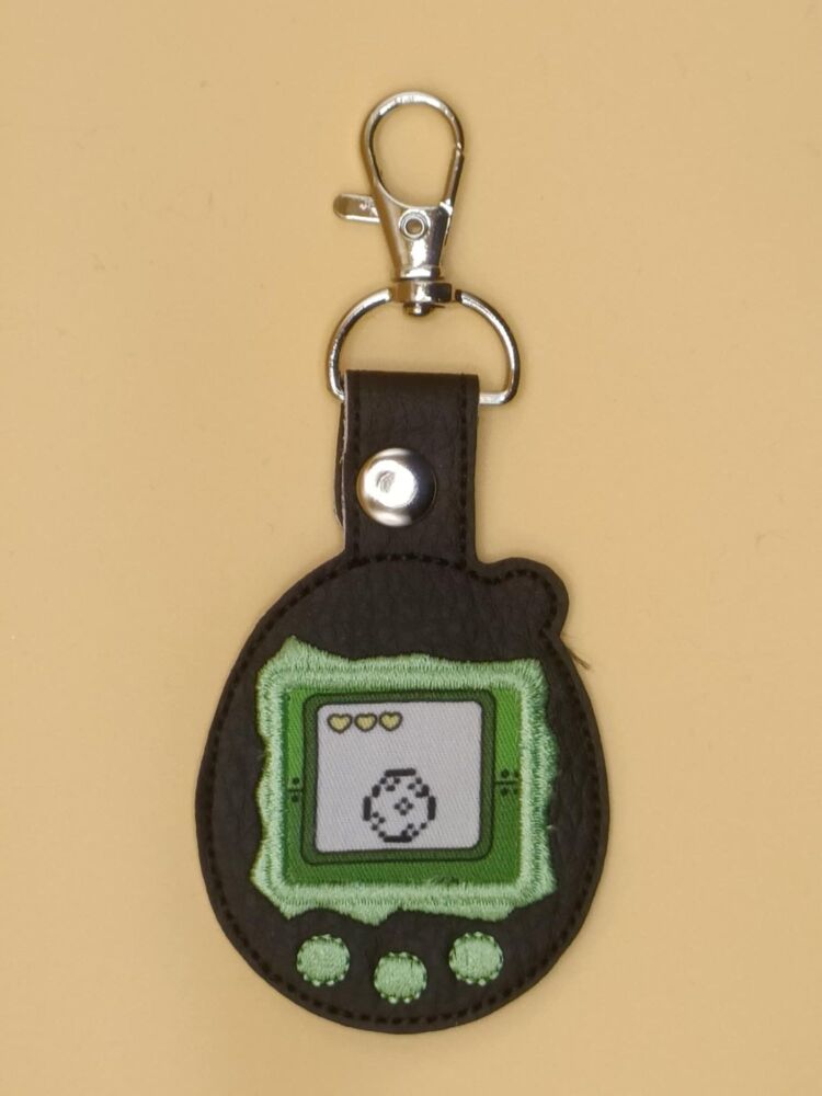 Tamagotchi Embroidered Keyring (b)