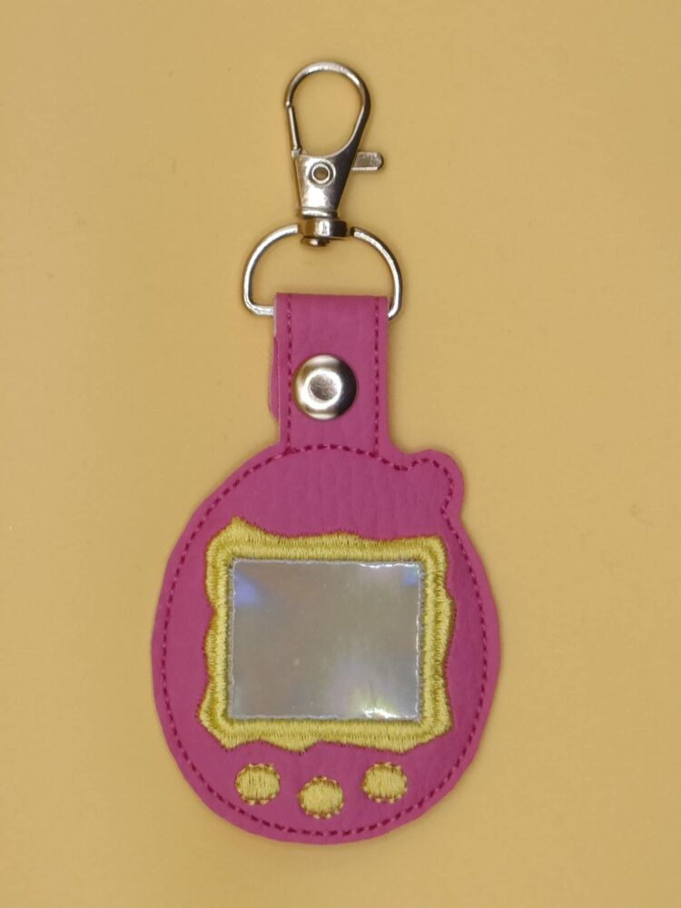 Tamagotchi Embroidered Keyring (pm)