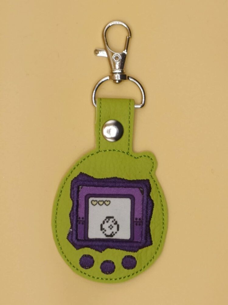 Tamagotchi Embroidered Keyring (g)