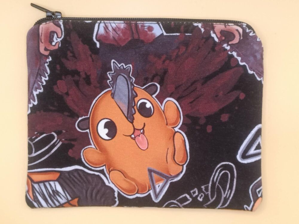 Zip Pouch Made With Poochita Inspired Fabric