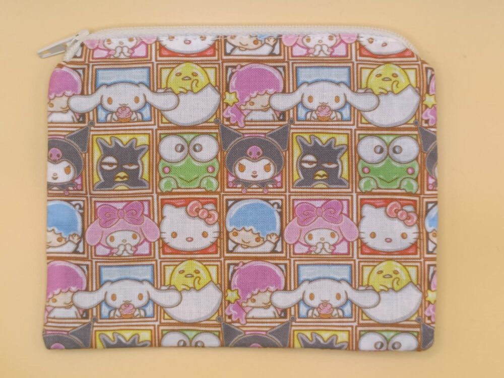 Zip Pouch Made With Sanrio Inspired Fabric