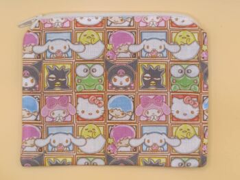 Zip Pouch Made With Sanrio Inspired Fabric