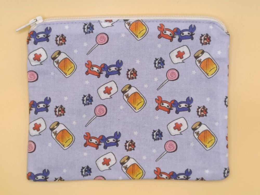 Zip Pouch Made With TF2 Inspired Fabric