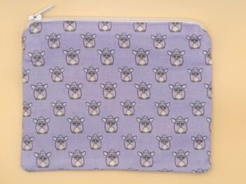 Zip Pouch Made With Furby Inspired Fabric