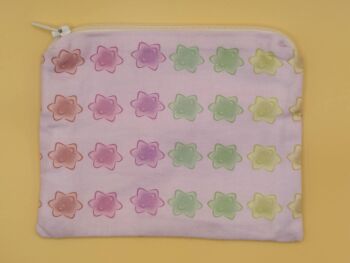 Zip Pouch Made With Konpeito Inspired Fabric