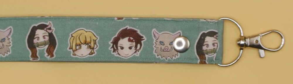 Demon Slayer Inspired Lanyard