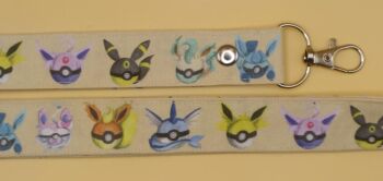 Pokemon Inspired Lanyard (peb)