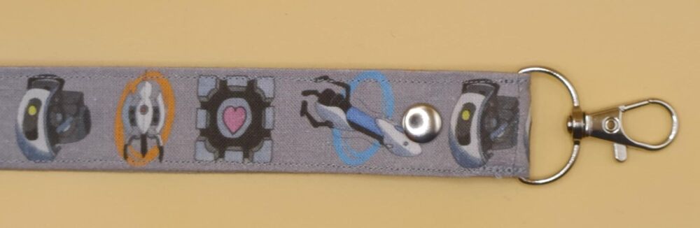 Portal Inspired Lanyard