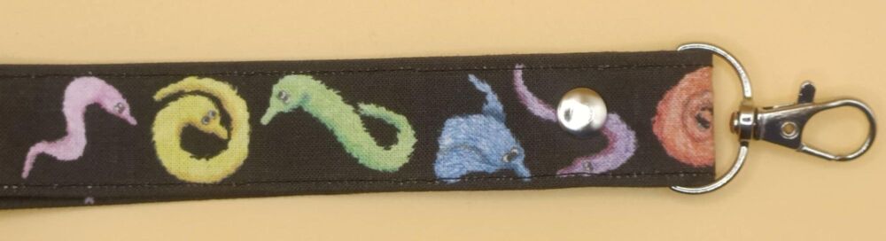 Worm On A String Inspired Lanyard