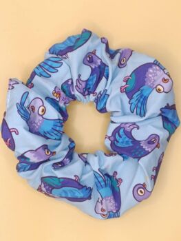 Pidgeons Inspired Large Scrunchie