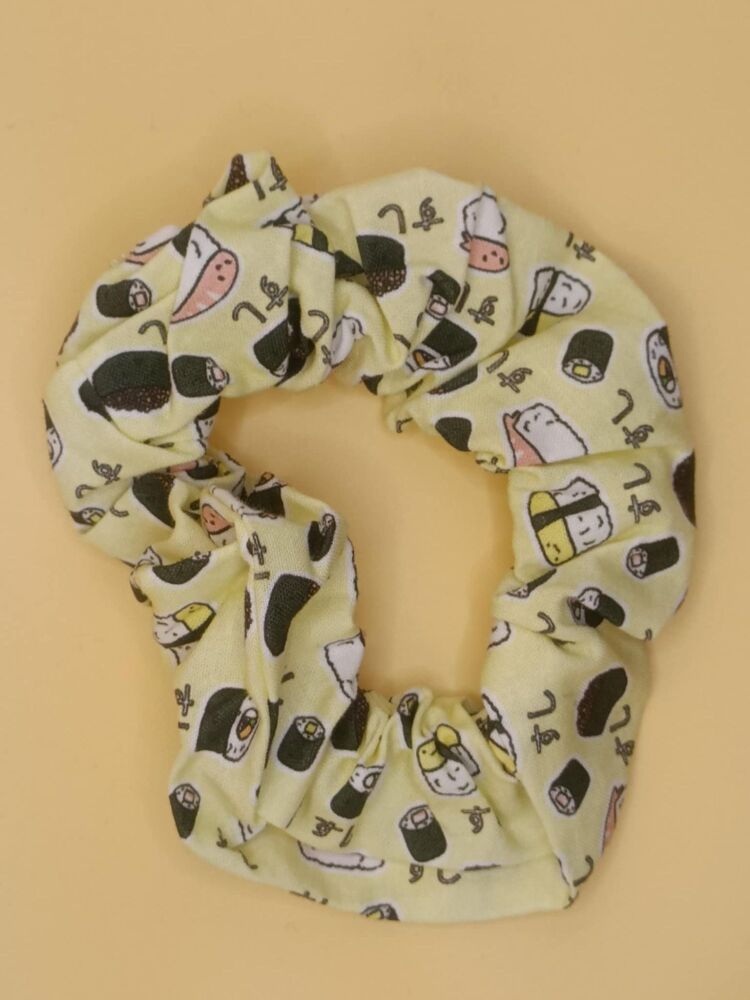 Sushi Inspired Large Scrunchie