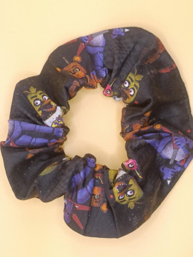 Five Nights At Freddy's Inspired Large Scrunchie