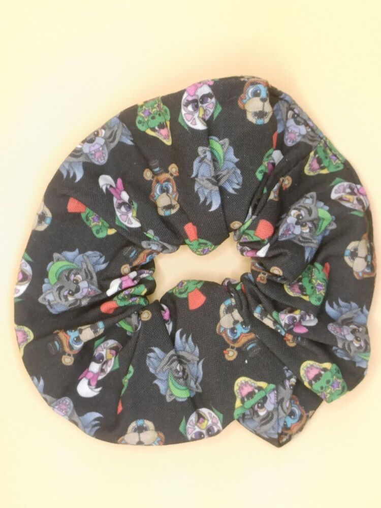 Five Nights At Freddy's Inspired Large Scrunchie (fnafj)