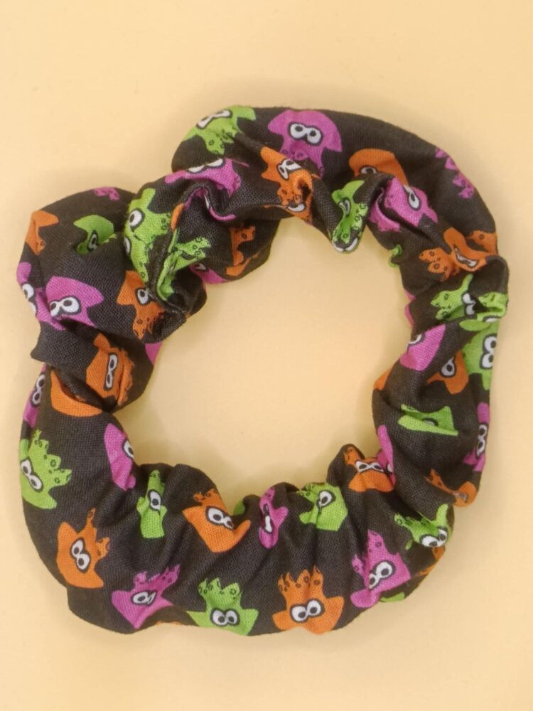 Splatoon Inspired Large Scrunchie