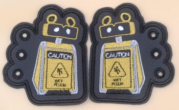 FNAF Wet Floor Bot Inspired Shoe Wings