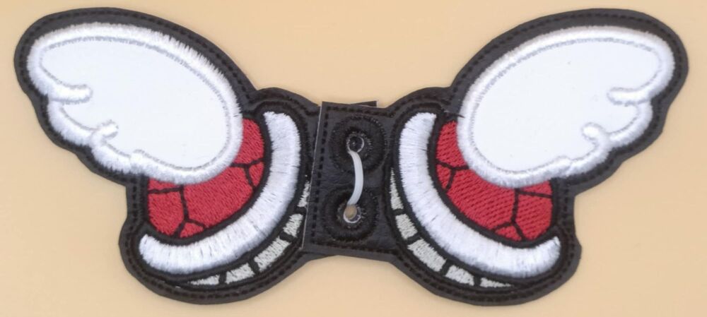 Red Winged Shell Inspired Shoe Wings