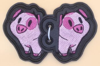 Hazbin Hotel Fat Nuggets Inspired Shoe Wings (b)