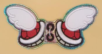 Red Winged Shell Inspired Shoe Wings (r)