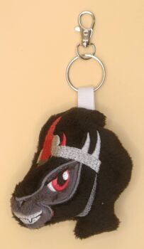 King Sombre Inspired Plush Head Keyring