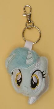 Lyra Inspired Plush Head Keyring