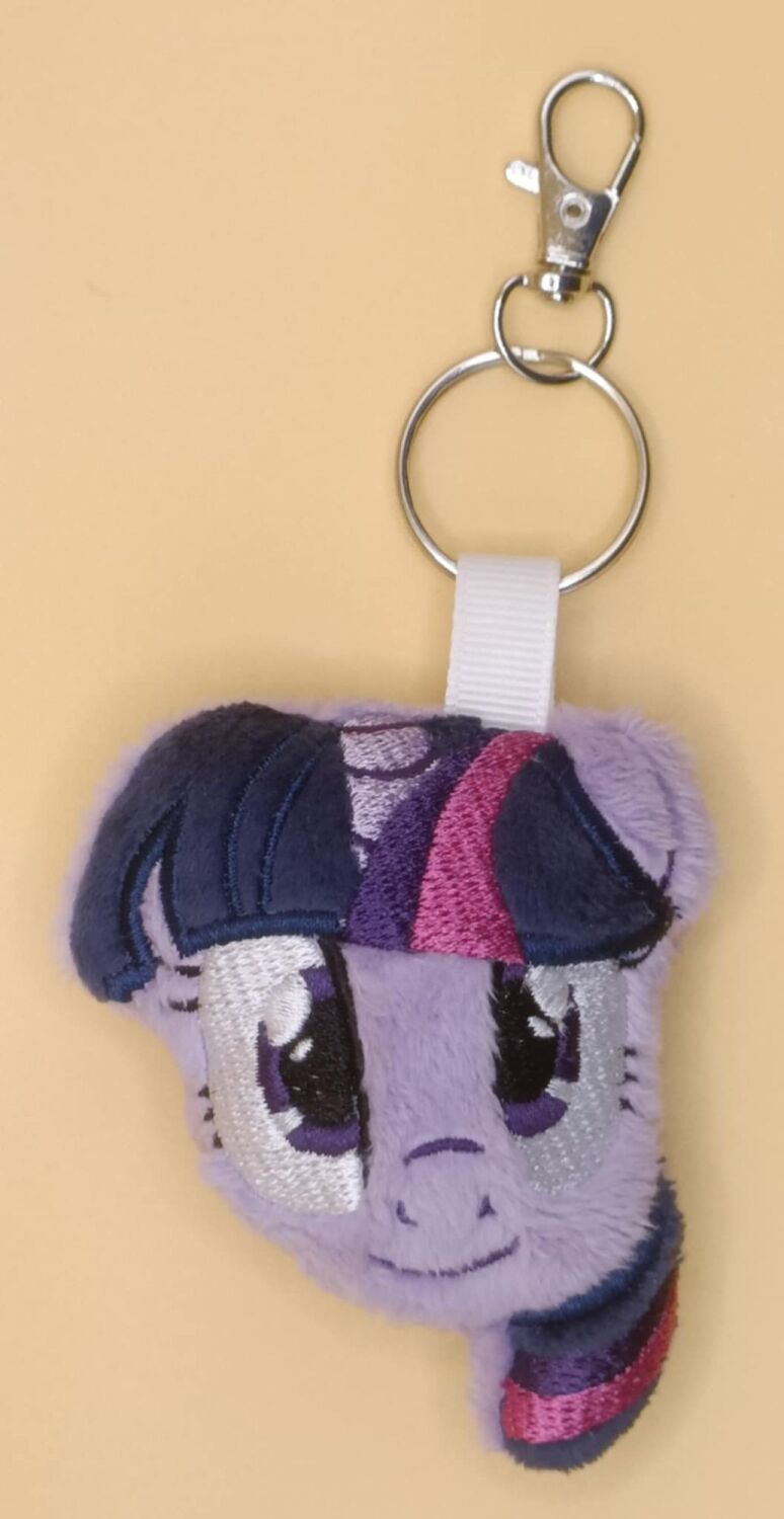 Twilight Shadow Inspired Plush Head Keyring