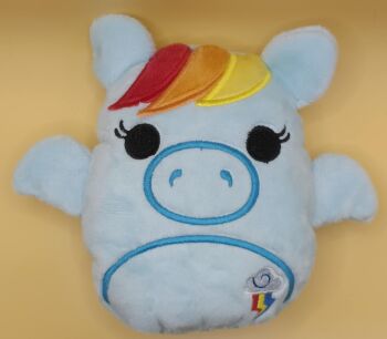 Rainbow Dash Inspired Plush Squish Pony.