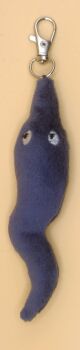 Dark Blue  Worm On A String Inspired Plush.
