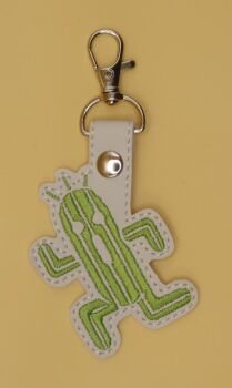 FF Cactuar Inspired Embroidered Keyring